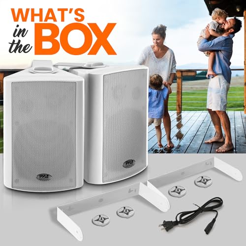 Pyle Pro-Active 6.5'' Wireless BT Streaming Speakers - Elegant White - PDWR69BTW
Pyle Wall Mountable 6.5'' Wireless BT S