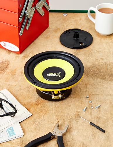 Pyle Pro Loud Range Audio 300 Watt Peak Power 6.5 Inch Mid Bass Woofer Sound Speaker System for Car Component Stereo PLG